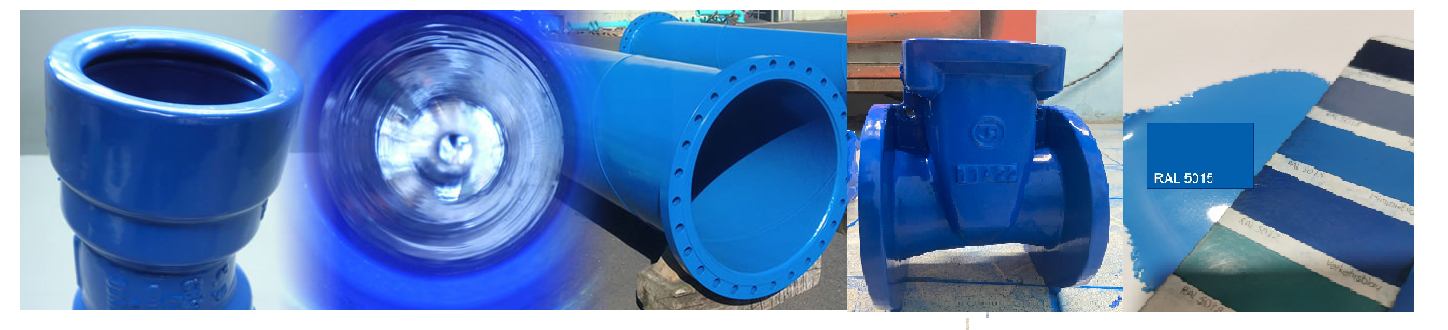 Rilsan T Blue X 7421 для водопроводных задвижек и труб